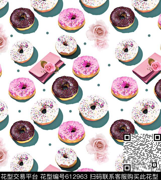 趣味包包花卉数码印花华亿平台下载（图片编号: 612963） - 瓦栏（Walan）