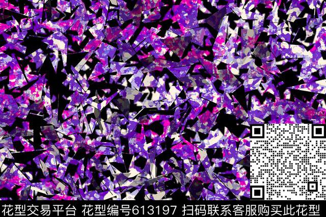 不规则几何方格几何数码印花华亿平台下载（图片编号: 613197） - 瓦栏（Walan）