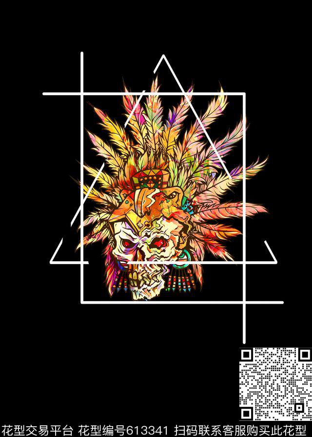 个性时尚潮流T恤数码印花华亿平台下载（图片编号: 613341） - 瓦栏（Walan）