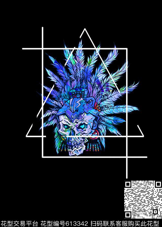 个性时尚潮流T恤数码印花华亿平台下载（图片编号: 613342） - 瓦栏（Walan）