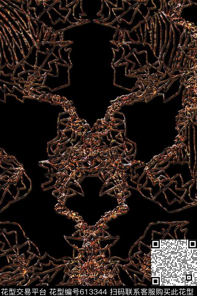 条纹休闲时尚数码印花华亿平台下载（图片编号: 613344） - 瓦栏（Walan）