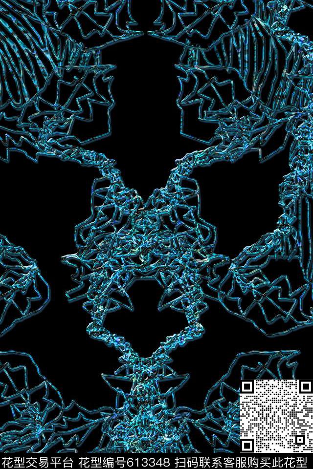 条纹休闲时尚数码印花华亿平台下载（图片编号: 613348） - 瓦栏（Walan）