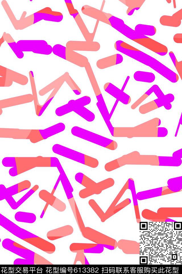 色块不规则几何衬衣外套传统印花华亿平台下载（图片编号: 613382） - 瓦栏（Walan）