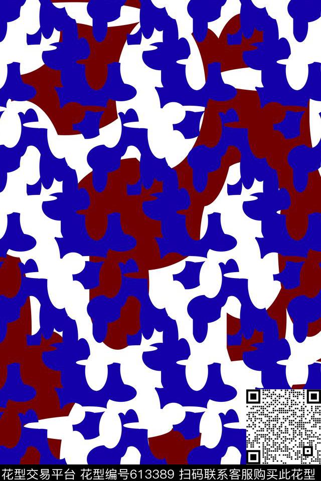 不规则几何色块衬衣外套传统印花华亿平台下载（图片编号: 613389） - 瓦栏（Walan）