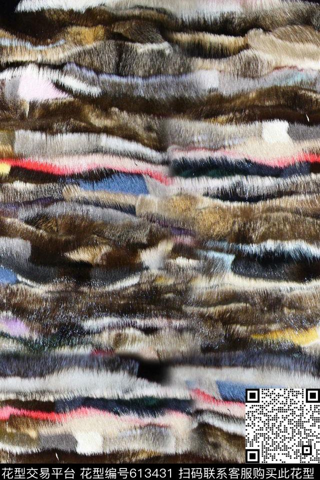 波浪条纹横条条纹数码印花华亿平台下载（图片编号: 613431） - 瓦栏（Walan）