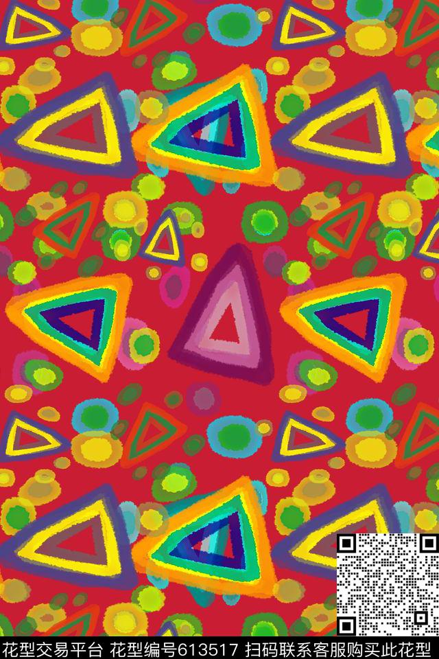 手绘涂鸦图案笔触肌理图案数码印花华亿平台下载（图片编号: 613517） - 瓦栏（Walan）