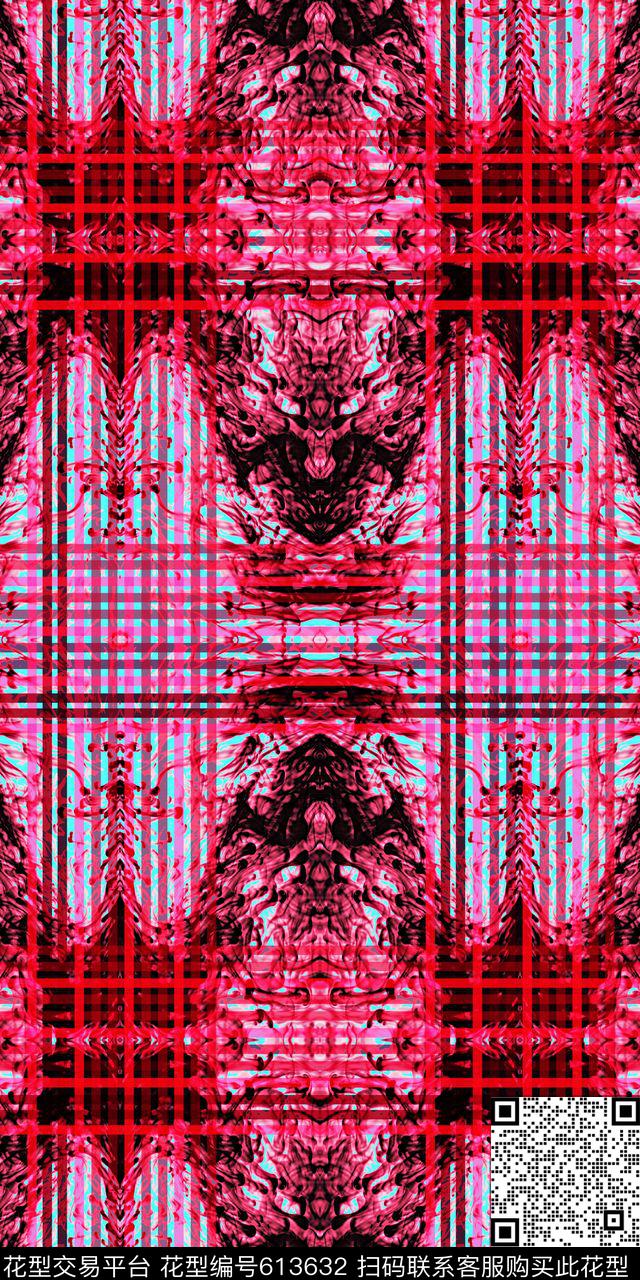 抽象肌理条纹传统印花华亿平台下载（图片编号: 613632） - 瓦栏（Walan）