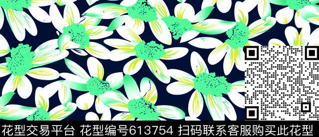 向日葵花卉传统印花华亿平台下载（图片编号: 613754） - 瓦栏（Walan）