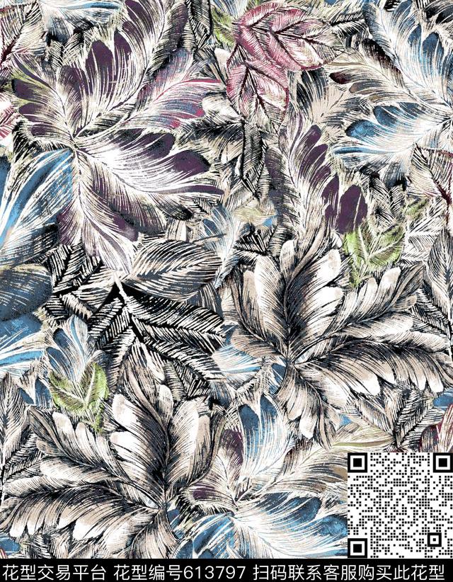 日韩风欧美民族风传统印花华亿平台下载（图片编号: 613797） - 瓦栏（Walan）