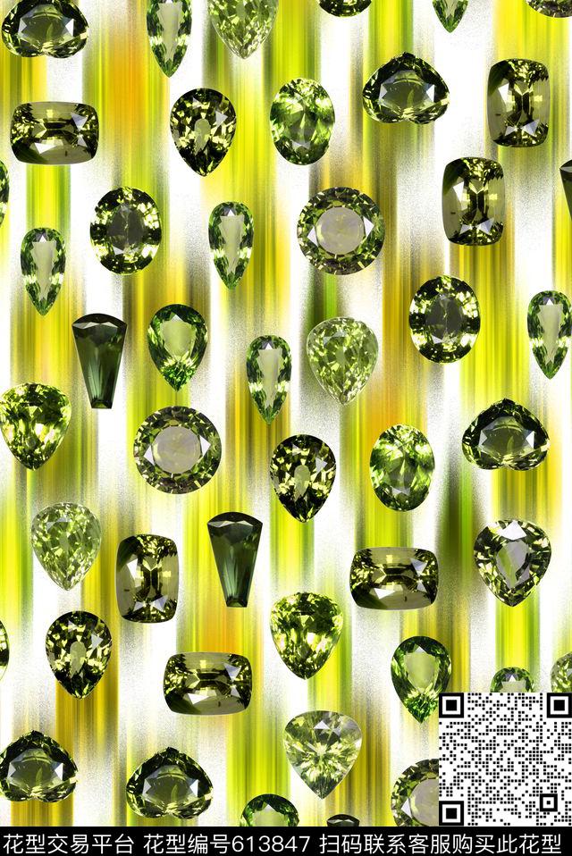 肌理抽象钻石数码印花华亿平台下载（图片编号: 613847） - 瓦栏（Walan）