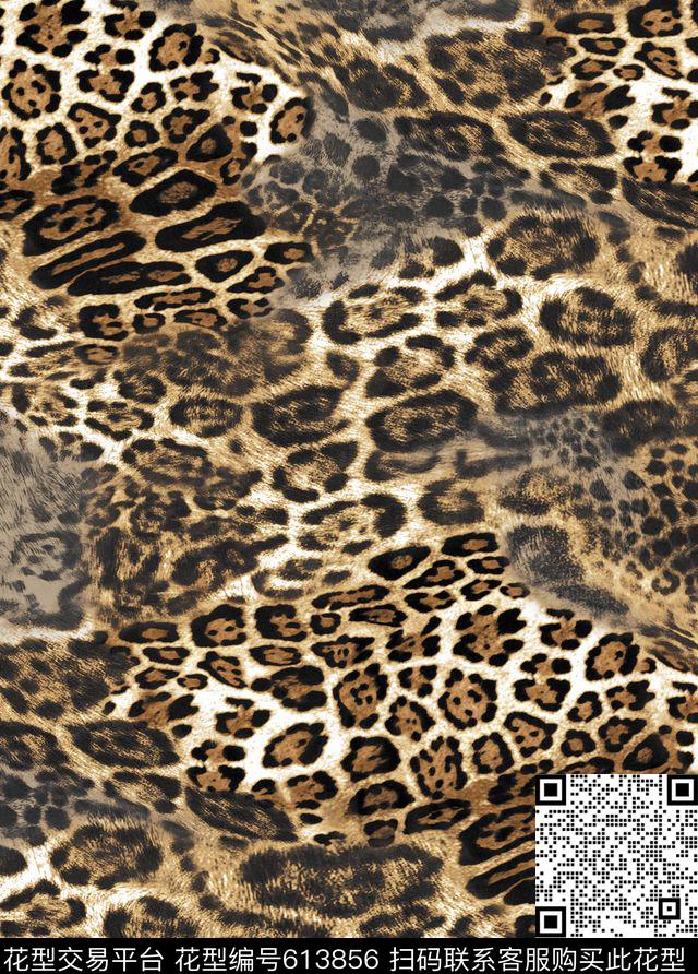 老虎动物传统印花华亿平台下载（图片编号: 613856） - 瓦栏（Walan）