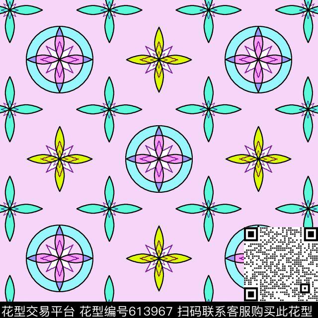 童装女裤圆圈数码印花华亿平台下载（图片编号: 613967） - 瓦栏（Walan）