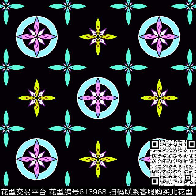 童装女裤圆圈数码印花华亿平台下载（图片编号: 613968） - 瓦栏（Walan）