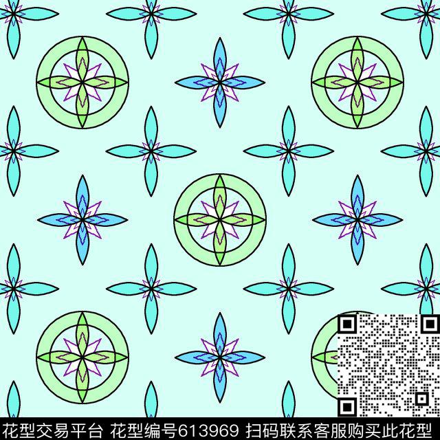 童装女裤圆圈数码印花华亿平台下载（图片编号: 613969） - 瓦栏（Walan）