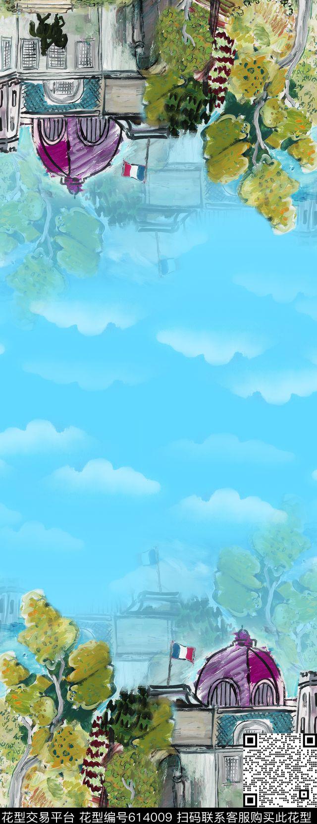 双边定位油画马数码印花华亿平台下载（图片编号: 614009） - 瓦栏（Walan）