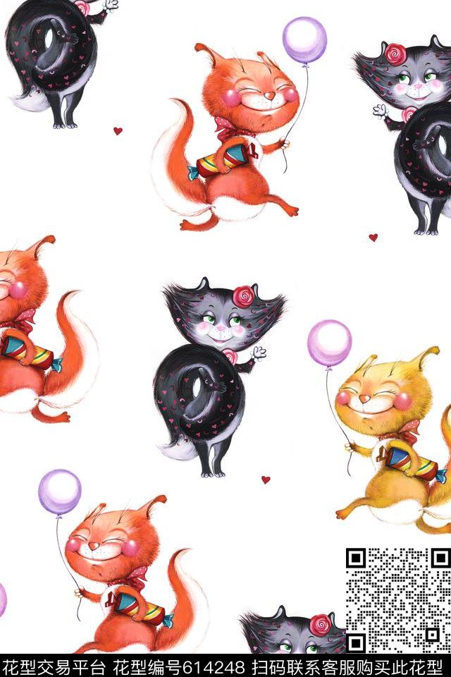 婴童卡通气球数码印花华亿平台下载（图片编号: 614248） - 瓦栏（Walan）