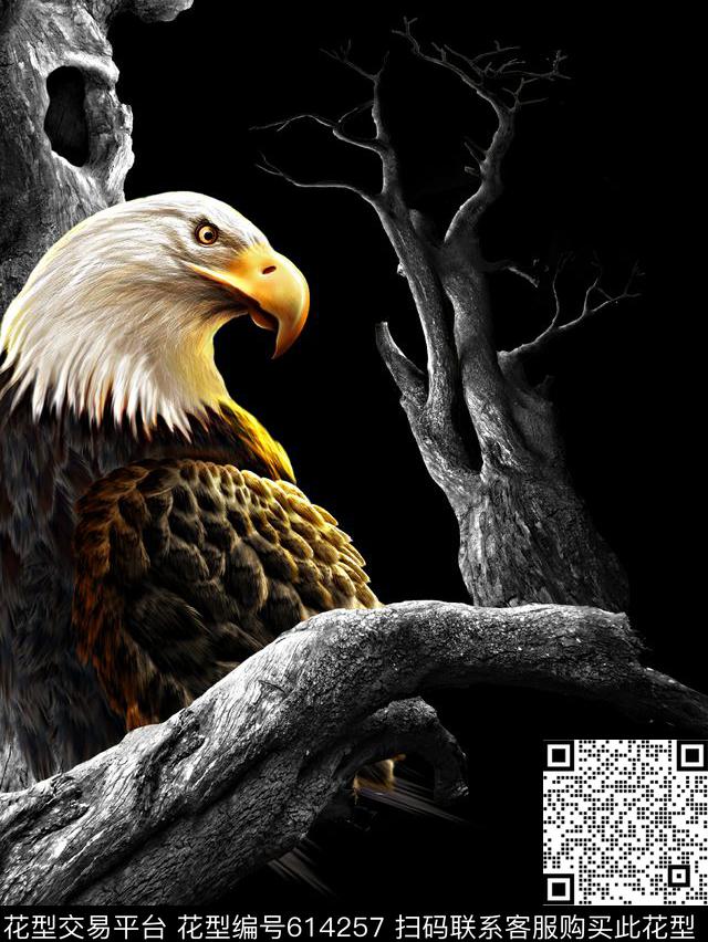 老鹰树男装T恤数码印花华亿平台下载（图片编号: 614257） - 瓦栏（Walan）