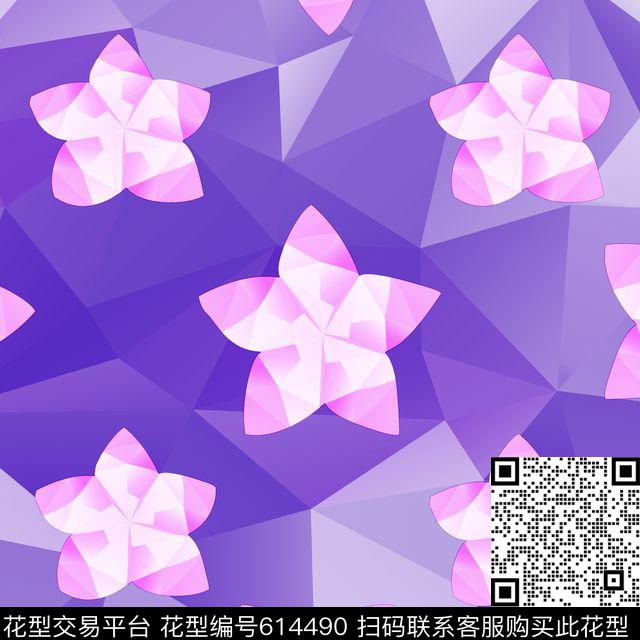 几何女装童装数码印花华亿平台下载（图片编号: 614490） - 瓦栏（Walan）