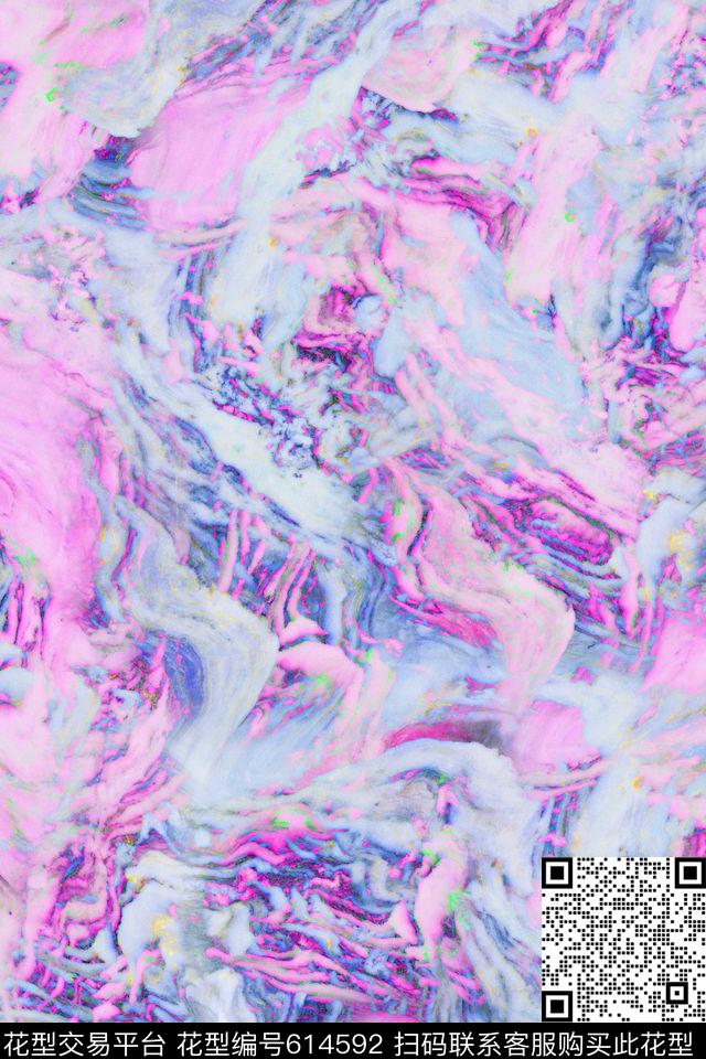 女装风景肌理数码印花华亿平台下载（图片编号: 614592） - 瓦栏（Walan）