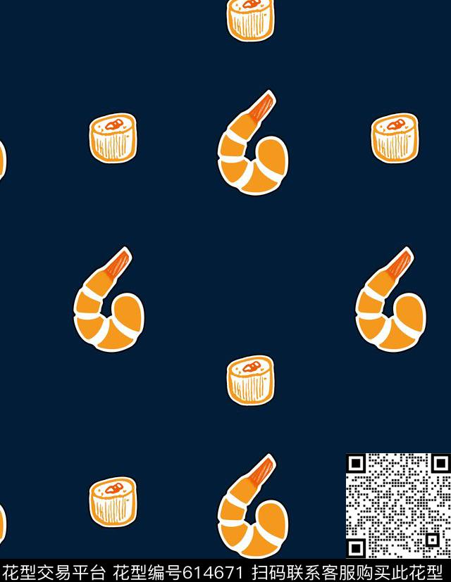 卡通插画几何传统印花华亿平台下载（图片编号: 614671） - 瓦栏（Walan）