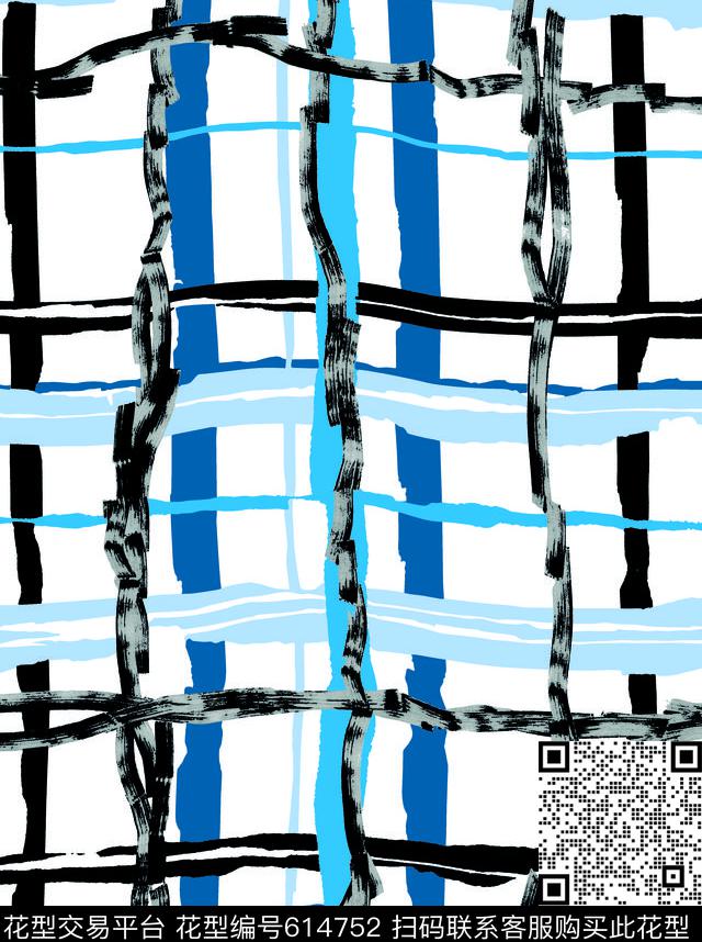 几何条纹条子传统印花华亿平台下载（图片编号: 614752） - 瓦栏（Walan）