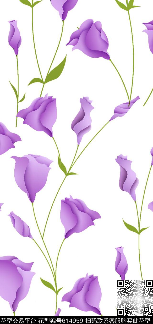 泳装家纺小碎花数码印花华亿平台下载（图片编号: 614959） - 瓦栏（Walan）