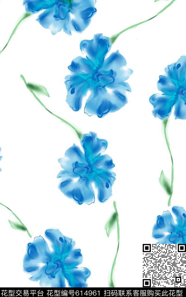 泳装家纺小碎花数码印花华亿平台下载（图片编号: 614961） - 瓦栏（Walan）