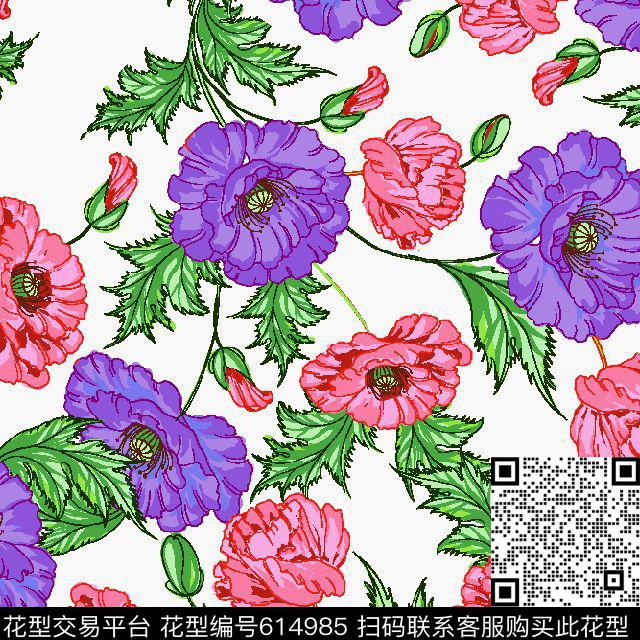 泳装家纺小碎花数码印花华亿平台下载（图片编号: 614985） - 瓦栏（Walan）