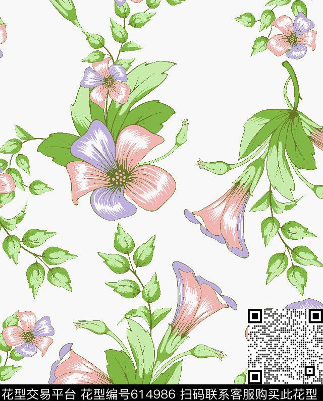 泳装家纺小碎花数码印花华亿平台下载（图片编号: 614986） - 瓦栏（Walan）