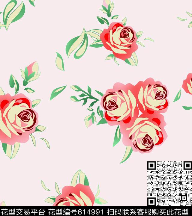 小碎花泳装家纺数码印花华亿平台下载（图片编号: 614991） - 瓦栏（Walan）