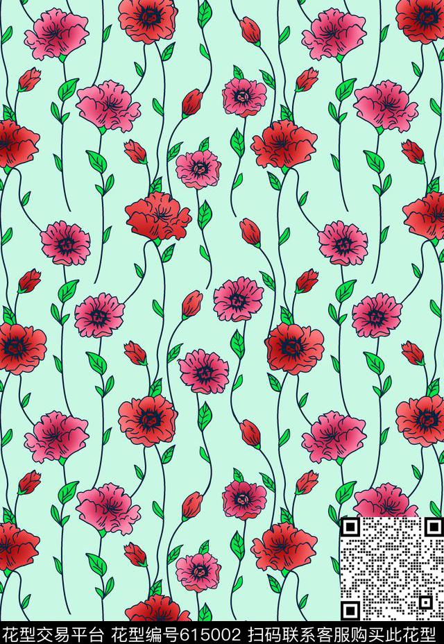 泳装家纺面料数码印花华亿平台下载（图片编号: 615002） - 瓦栏（Walan）