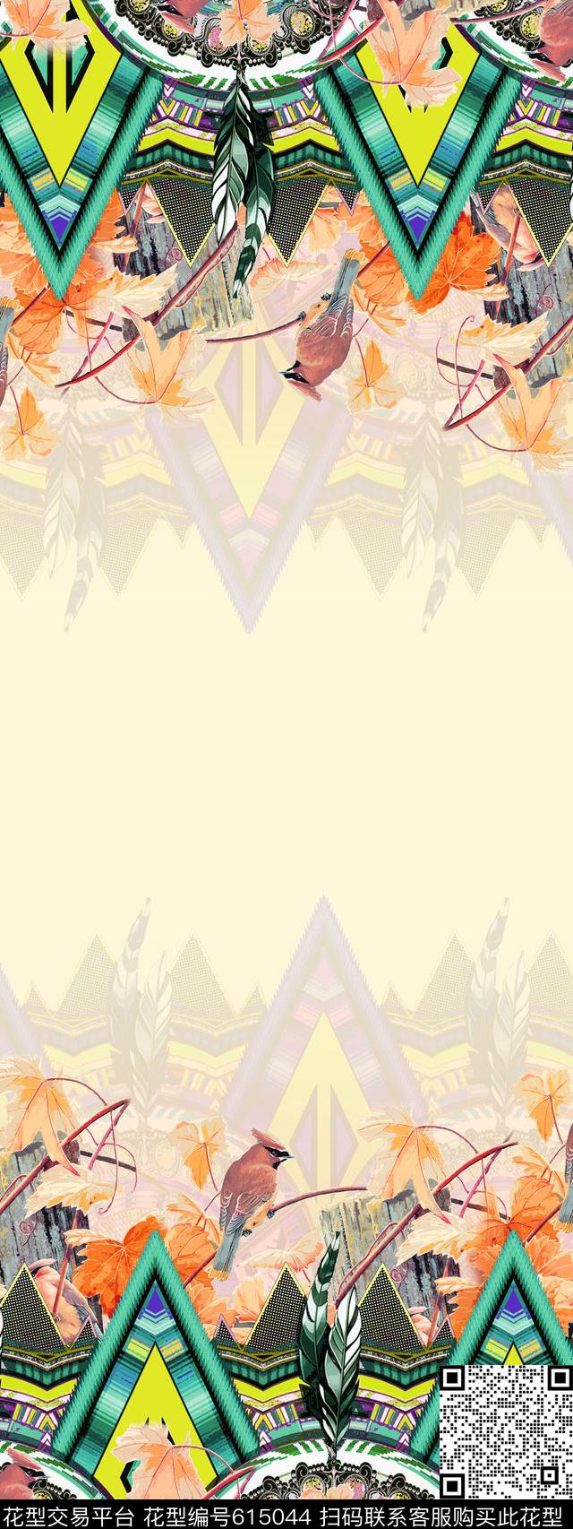 围巾华亿平台双边定位民族风数码印花华亿平台下载（图片编号: 615044） - 瓦栏（Walan）