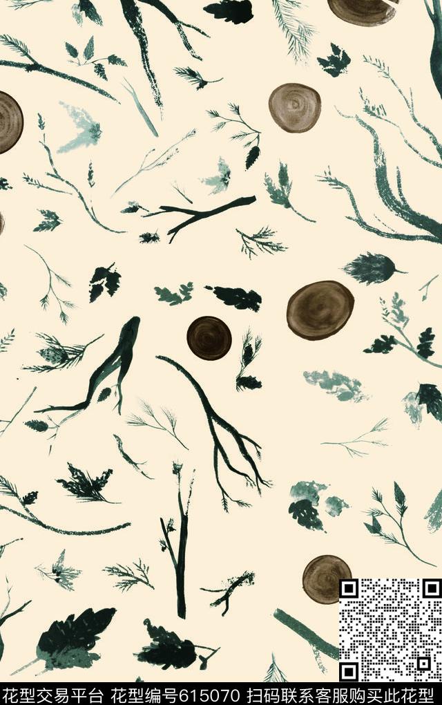 国画民族风中国风数码印花华亿平台下载（图片编号: 615070） - 瓦栏（Walan）