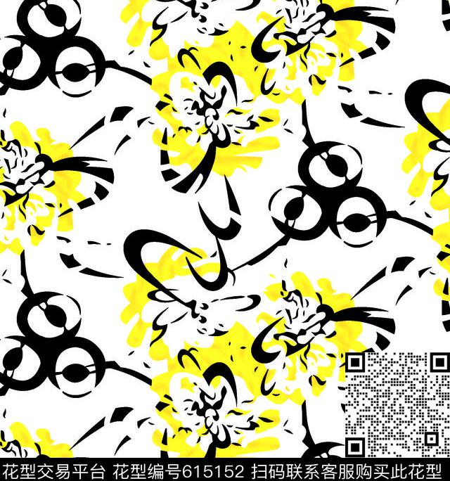 乱花花朵花卉传统印花华亿平台下载（图片编号: 615152） - 瓦栏（Walan）