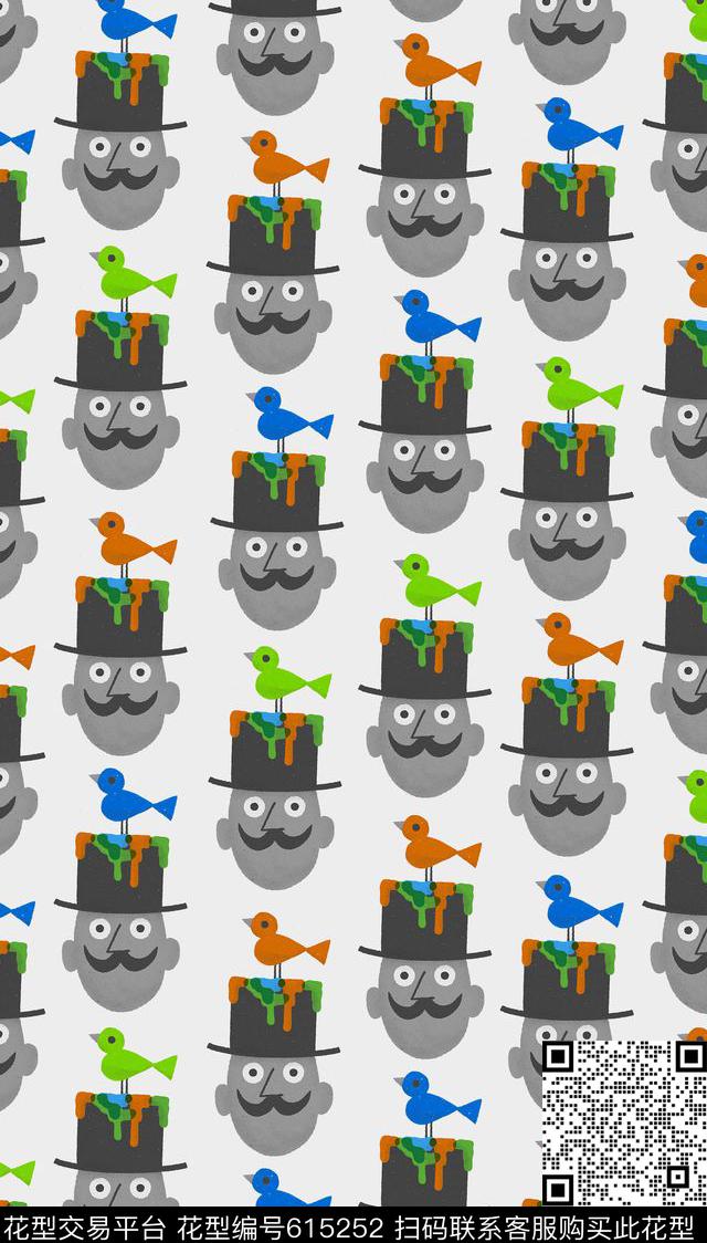 休闲创意卡通传统印花华亿平台下载（图片编号: 615252） - 瓦栏（Walan）