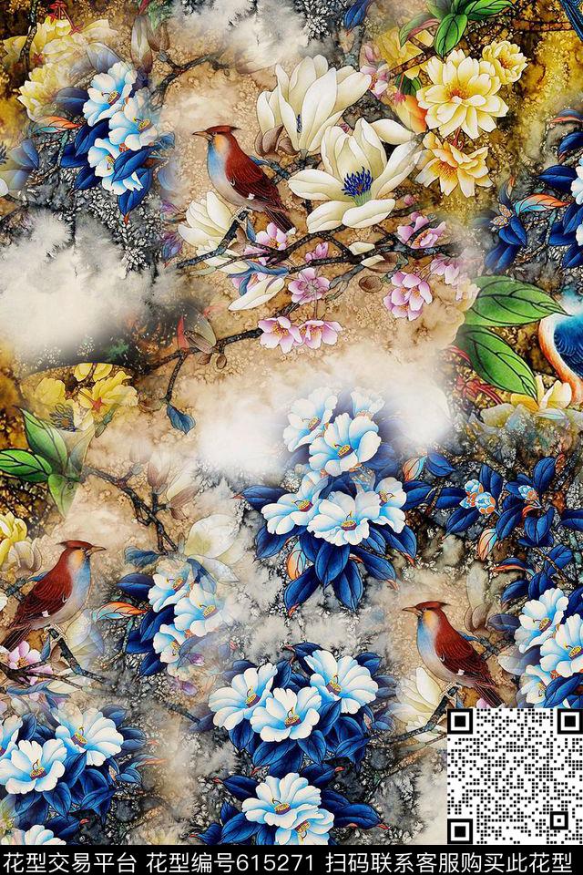 民族风中国风数码印花华亿平台下载（图片编号: 615271） - 瓦栏（Walan）