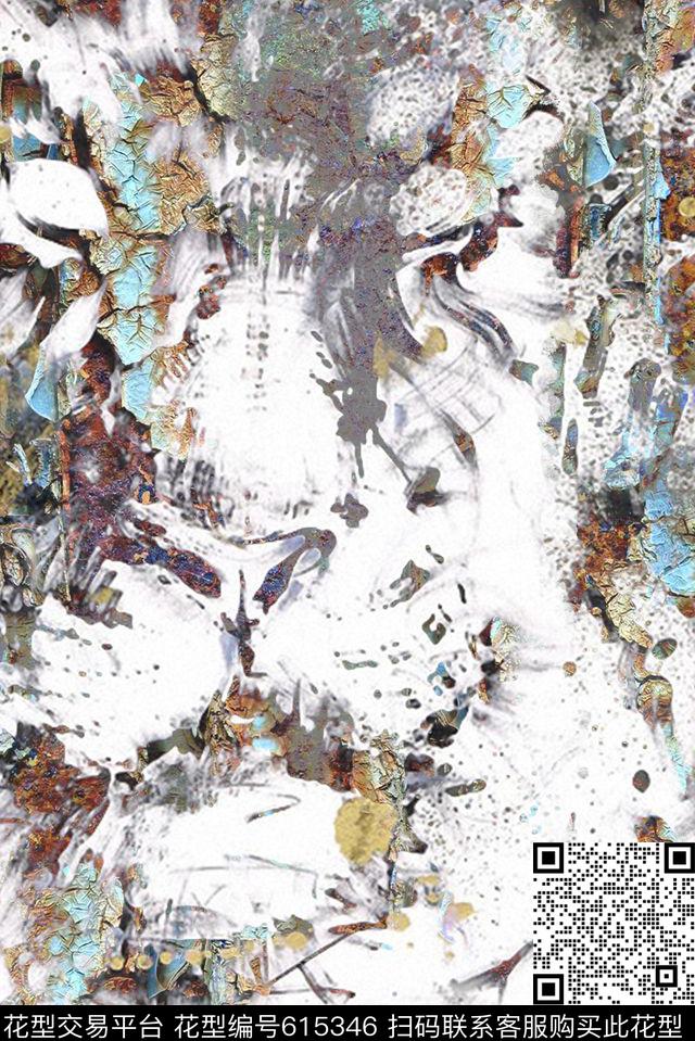 肌理纹抽象纹理数码印花华亿平台下载（图片编号: 615346） - 瓦栏（Walan）