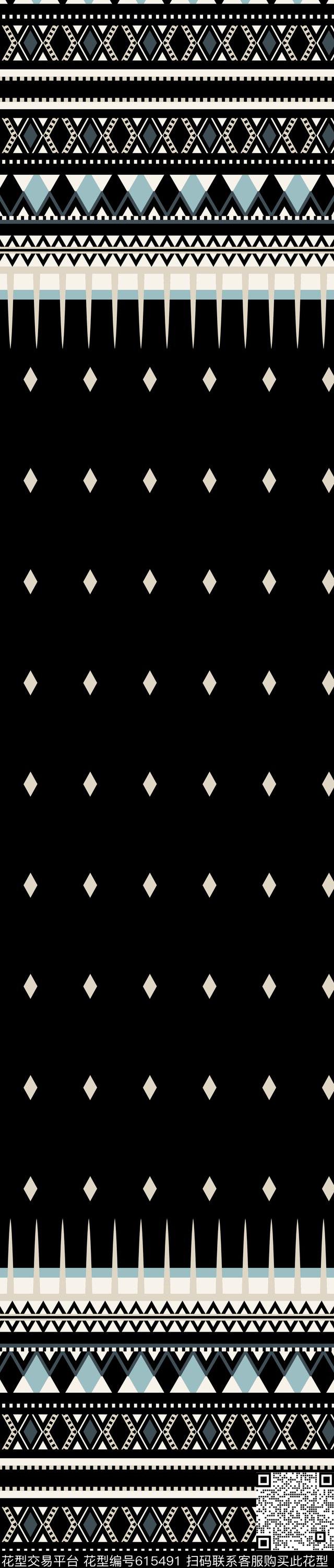 中国风日韩风中东/迪拜风格服饰纹样传统印花华亿平台下载（图片编号: 615491） - 瓦栏（Walan）