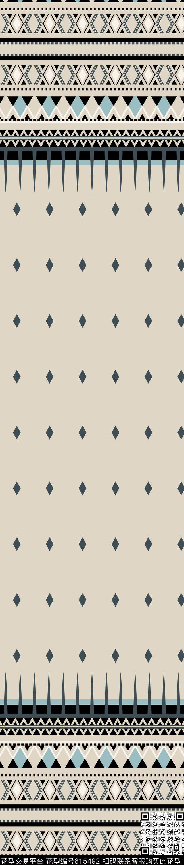 中国风日韩风中东/迪拜风格服饰纹样传统印花华亿平台下载（图片编号: 615492） - 瓦栏（Walan）