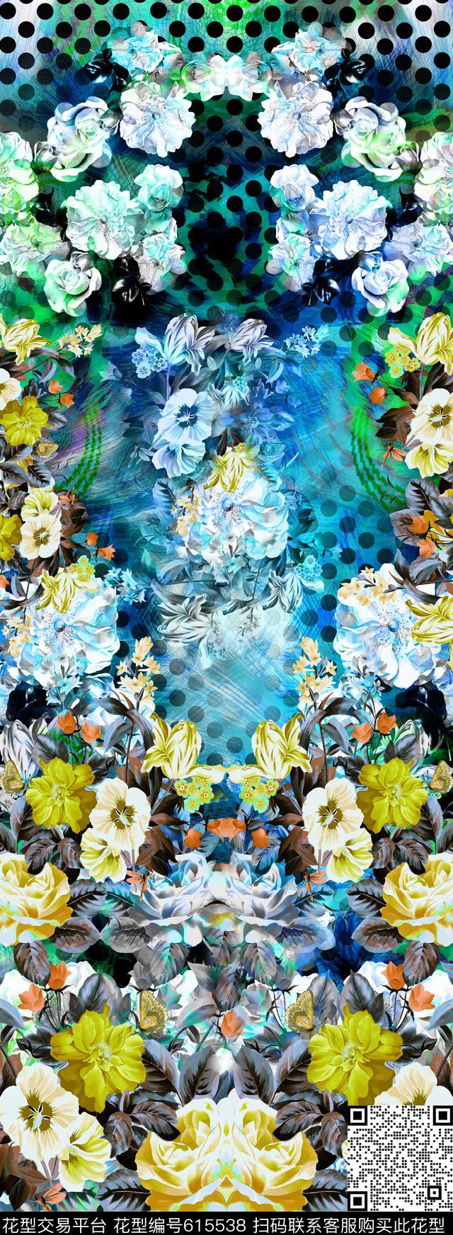 围巾华亿平台中老年定位数码印花华亿平台下载（图片编号: 615538） - 瓦栏（Walan）