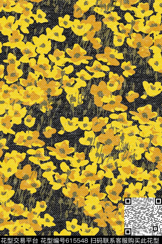 小碎花女装斜纹传统印花华亿平台下载（图片编号: 615548） - 瓦栏（Walan）