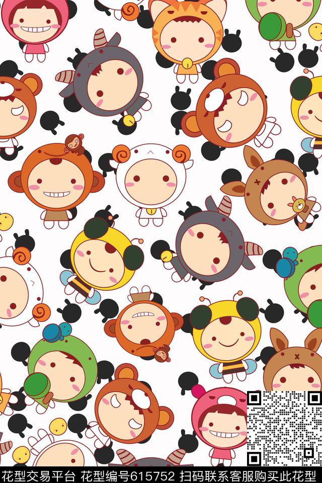 女装婴童卡通人物数码印花华亿平台下载（图片编号: 615752） - 瓦栏（Walan）