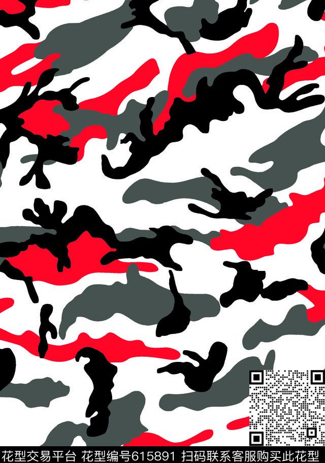 迷彩军装迷彩传统印花华亿平台下载（图片编号: 615891） - 瓦栏（Walan）