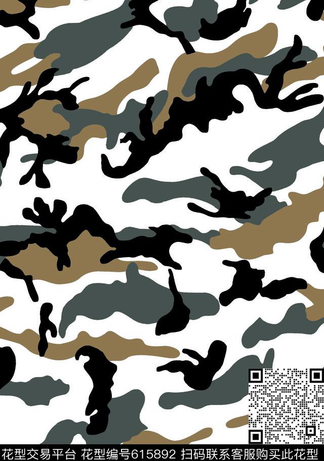 迷彩军装迷彩传统印花华亿平台下载（图片编号: 615892） - 瓦栏（Walan）