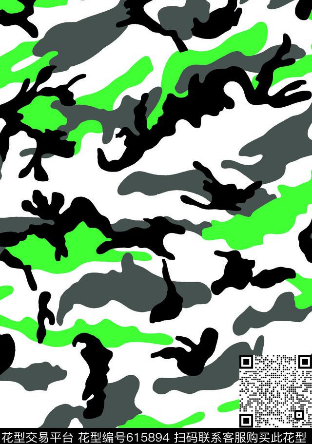 迷彩军装迷彩传统印花华亿平台下载（图片编号: 615894） - 瓦栏（Walan）