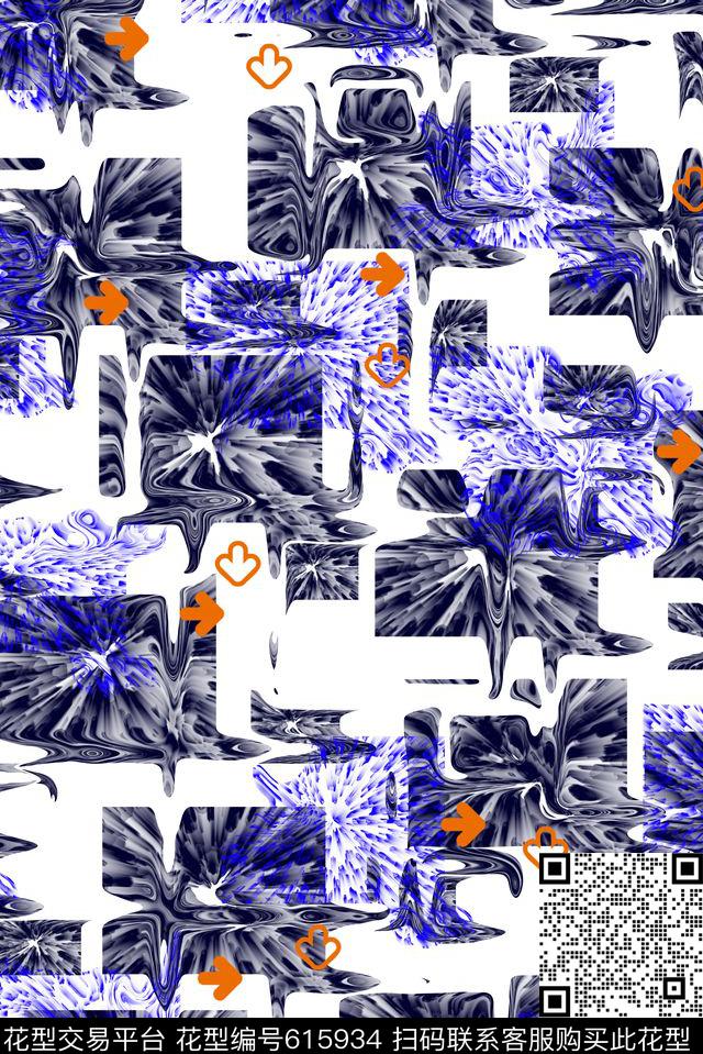 休闲箭头肌理数码印花华亿平台下载（图片编号: 615934） - 瓦栏（Walan）