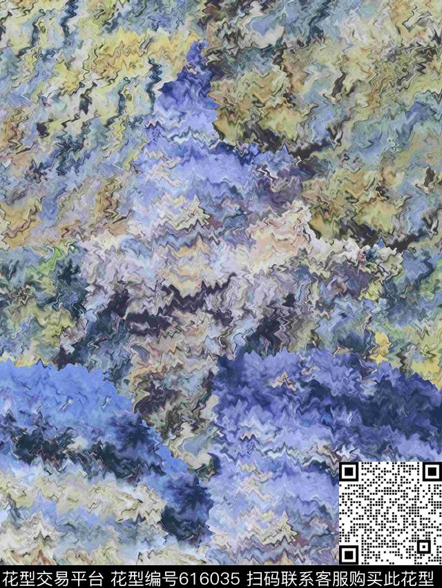 艺术油画女装华亿平台数码印花华亿平台下载（图片编号: 616035） - 瓦栏（Walan）