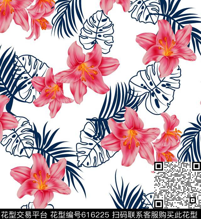百合数码印花华亿平台下载（图片编号: 616225） - 瓦栏（Walan）
