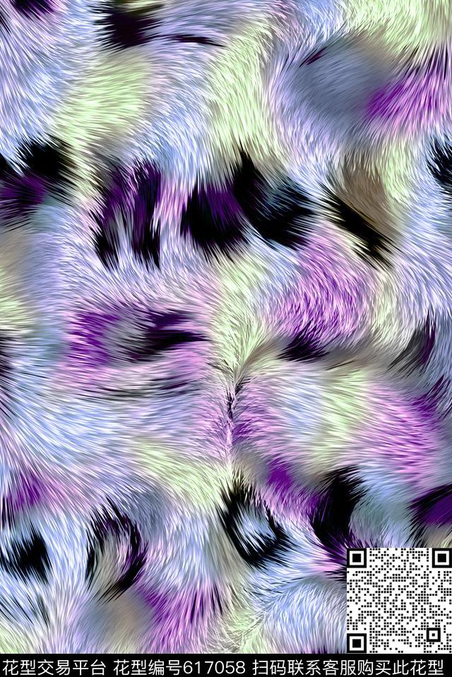 豹纹箱包毛皮数码印花华亿平台下载（图片编号: 617058） - 瓦栏（Walan）