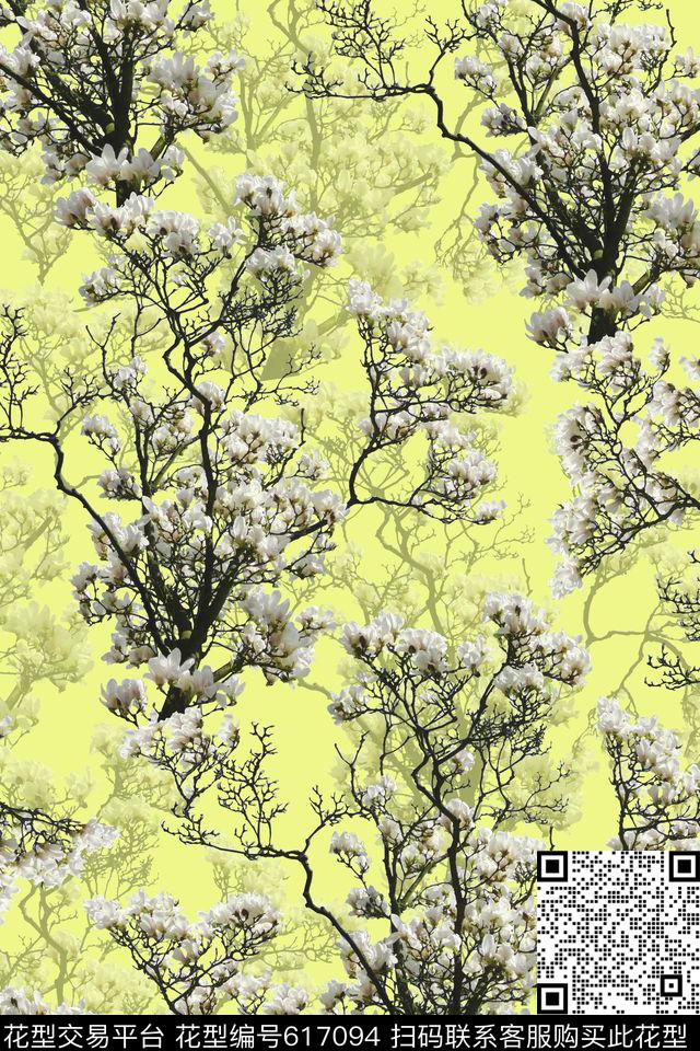 女装花卉碎花数码印花华亿平台下载（图片编号: 617094） - 瓦栏（Walan）